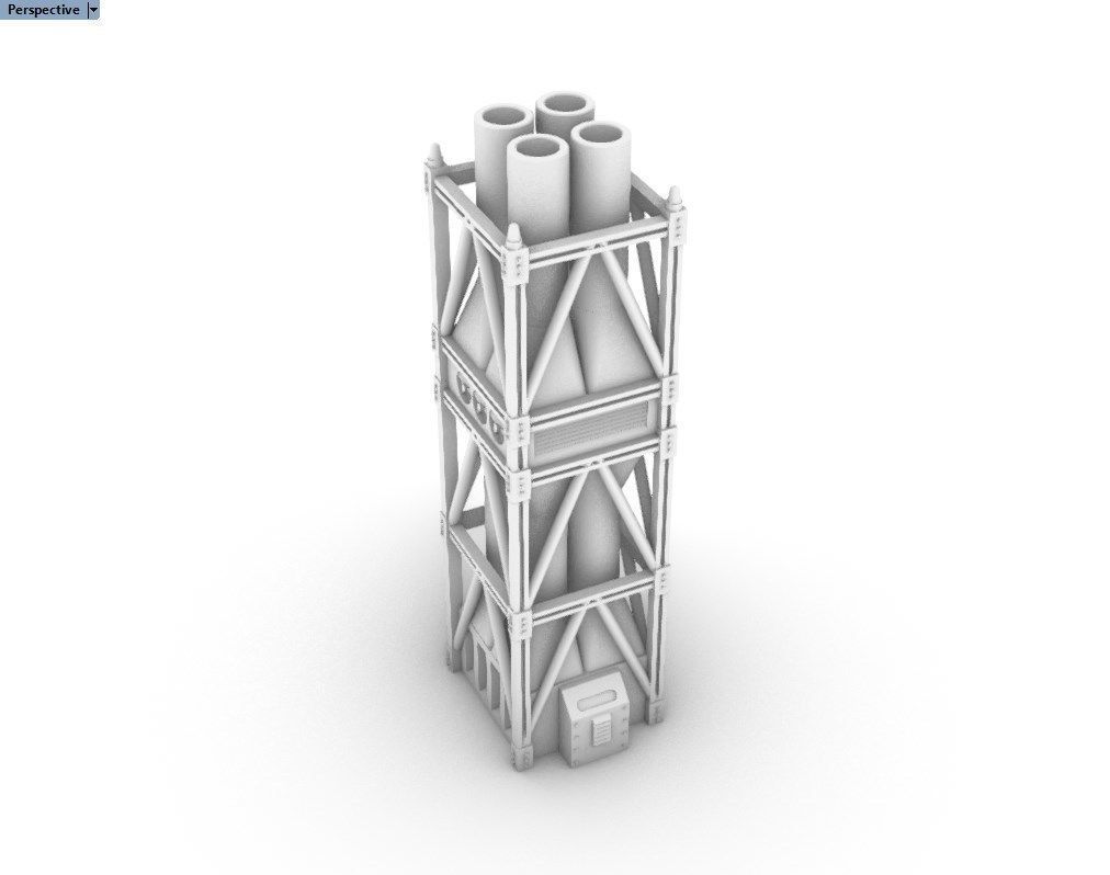 Refinery Boiler II 3D print model_9