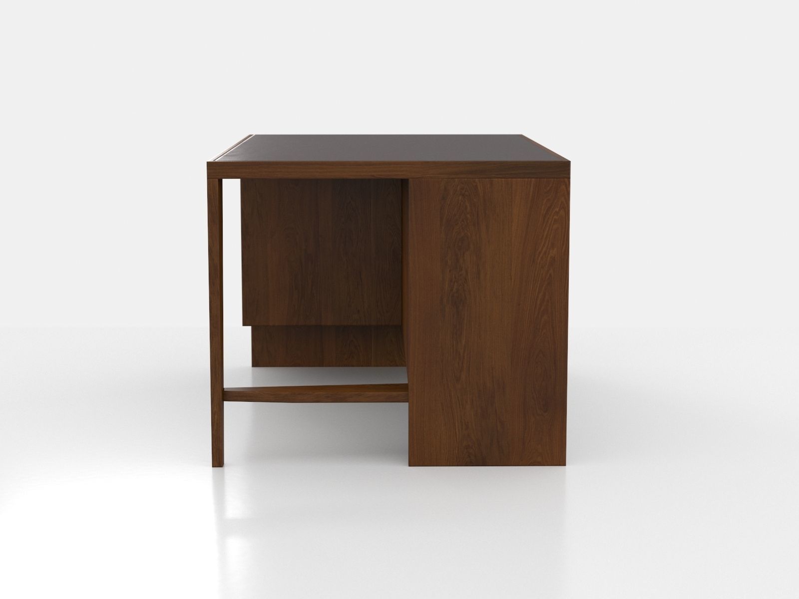 Pierre Jeanneret Pigeonhole desk 3D model_6