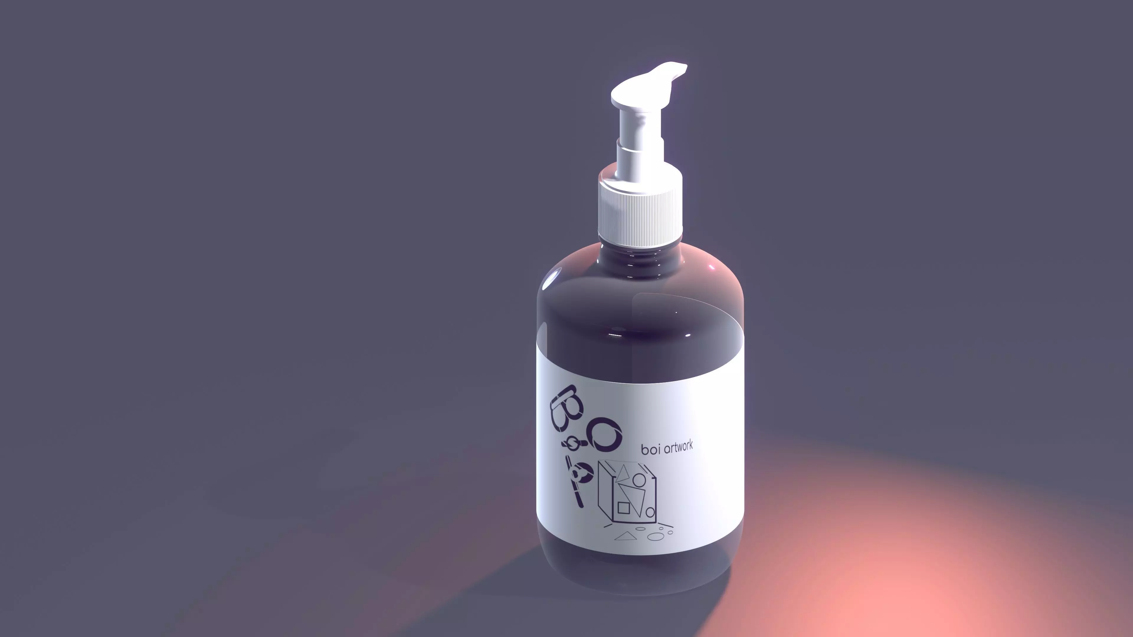 Bottle bath Free 3D model