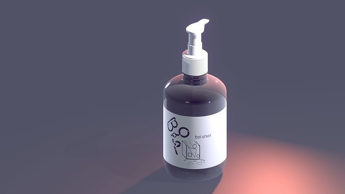 Bottle bath Free 3D model
