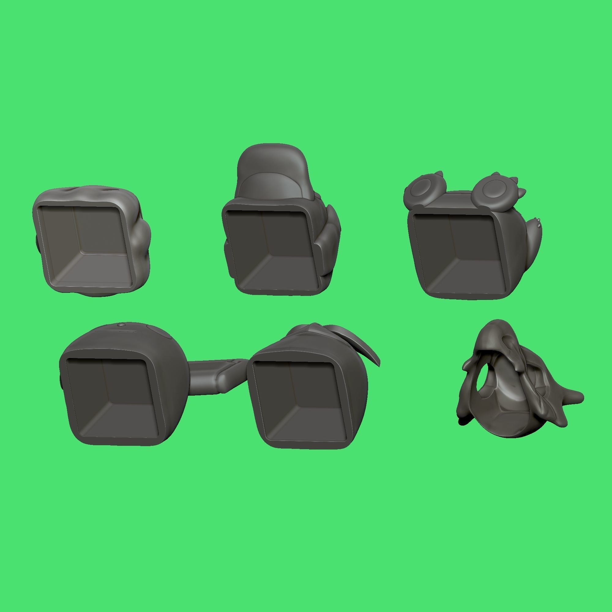 6 Keycaps for mechanical Keyboard - POKEMON Edition Vol 2 -  3D print model_6