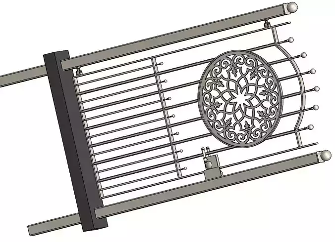 Single Gate X1 3D model