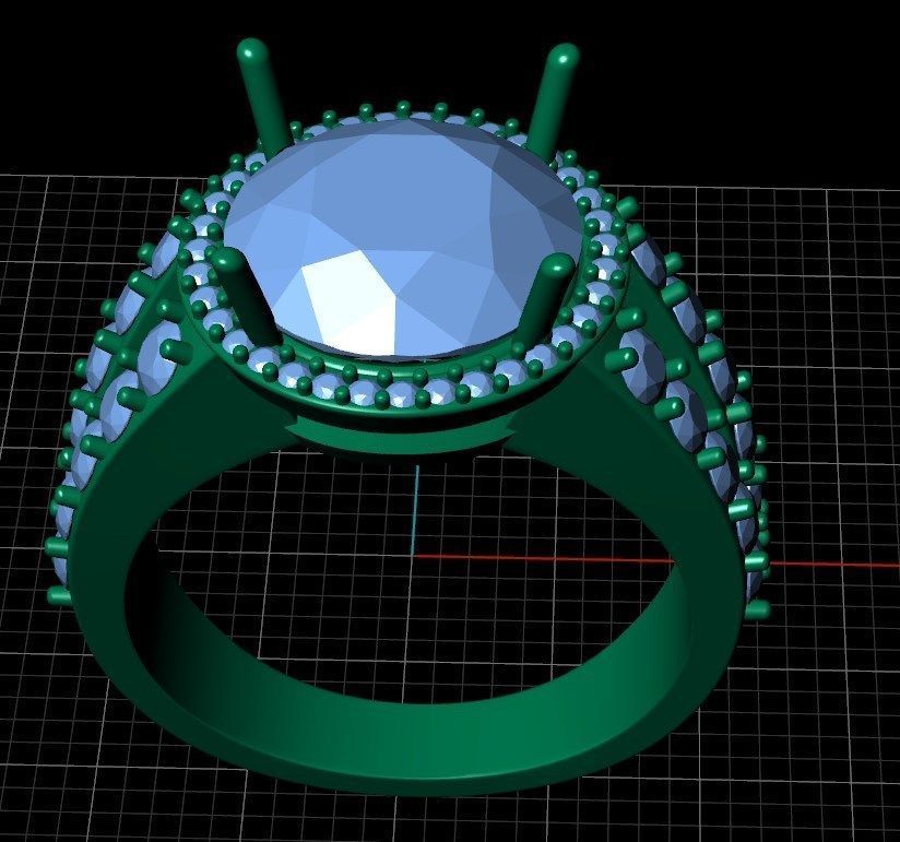 Ring bi52 3D print model_9