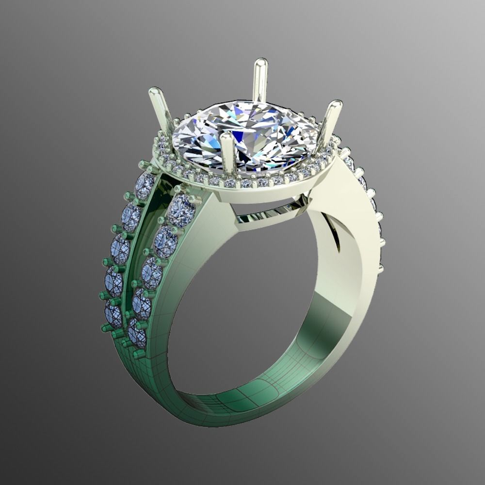 Ring bi52 3D print model_1