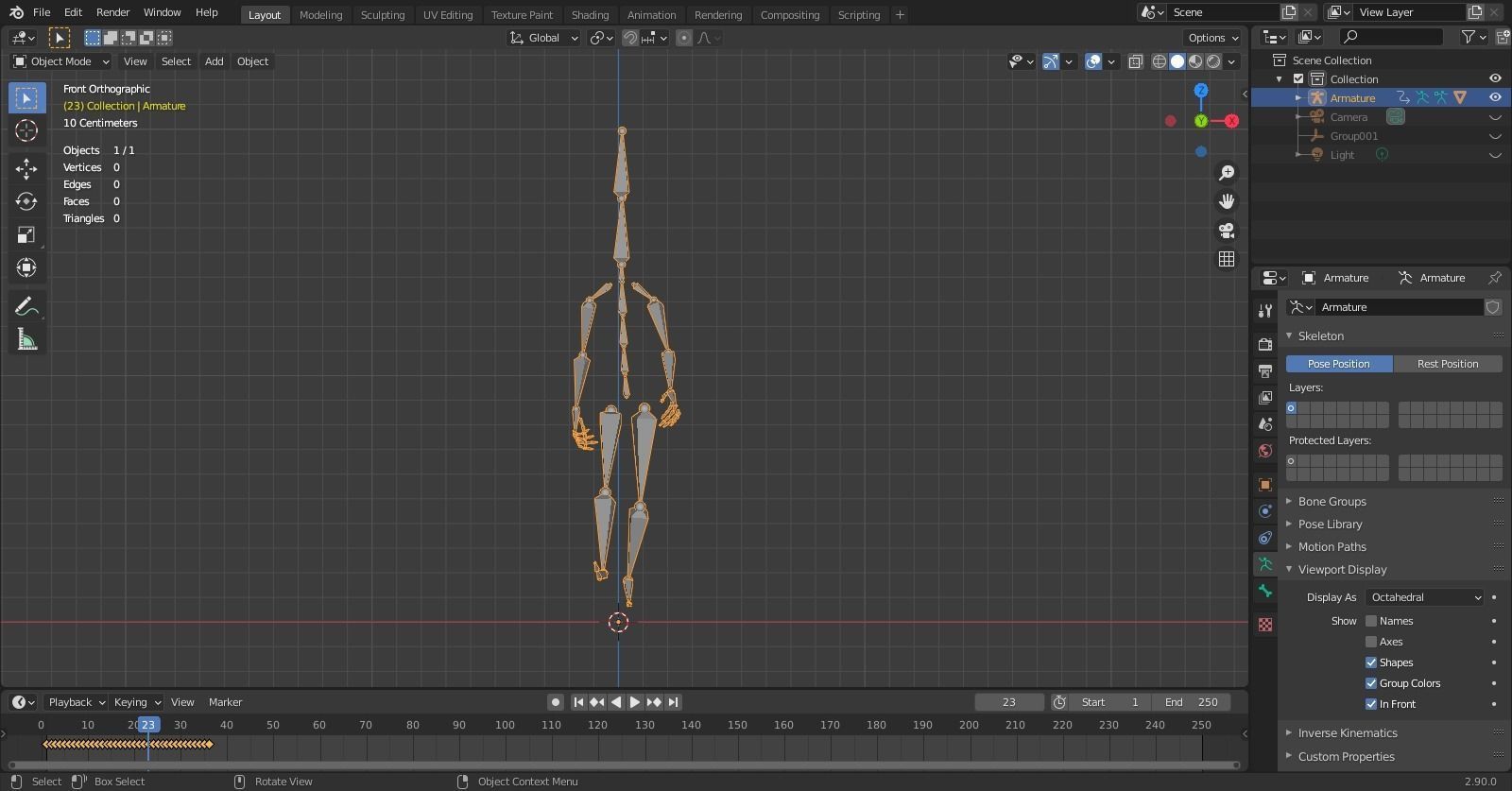 Rigged Character With Winter Cloths version1 Low-poly 3D model_4