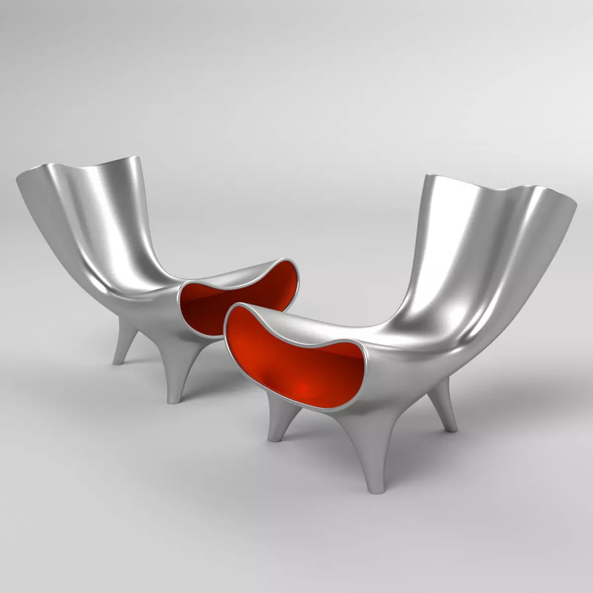 Orgone Chair 3D model