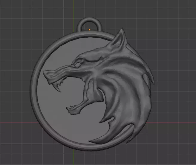 The Witcher medallion - inspired from Netflix series 3D print model