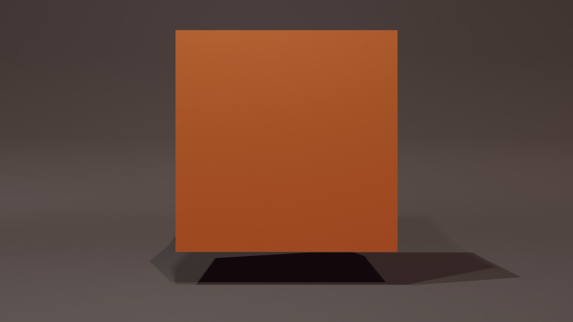 Happy Default Cube Orange - Funny Cartoon Style Lowpoly Low-poly 3D model_3