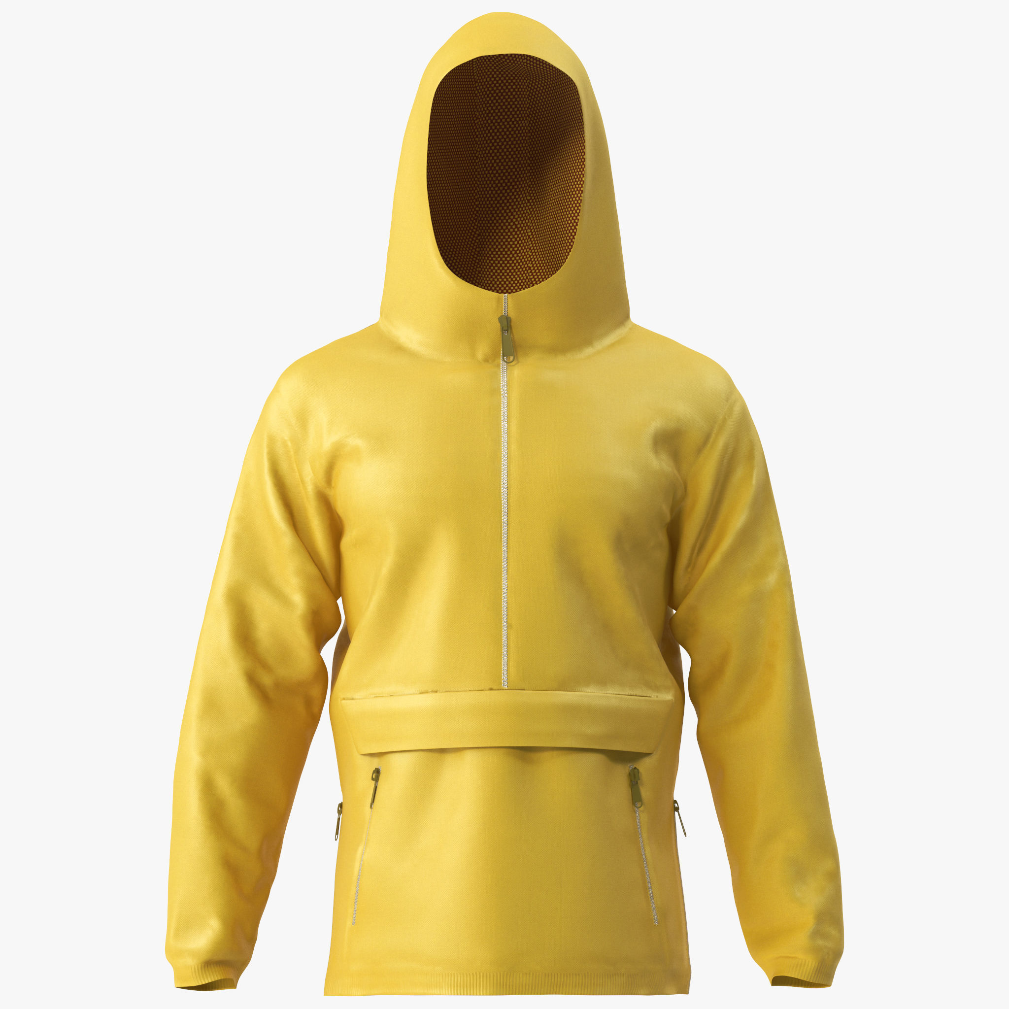 Waterproof Jacket 3D model_4