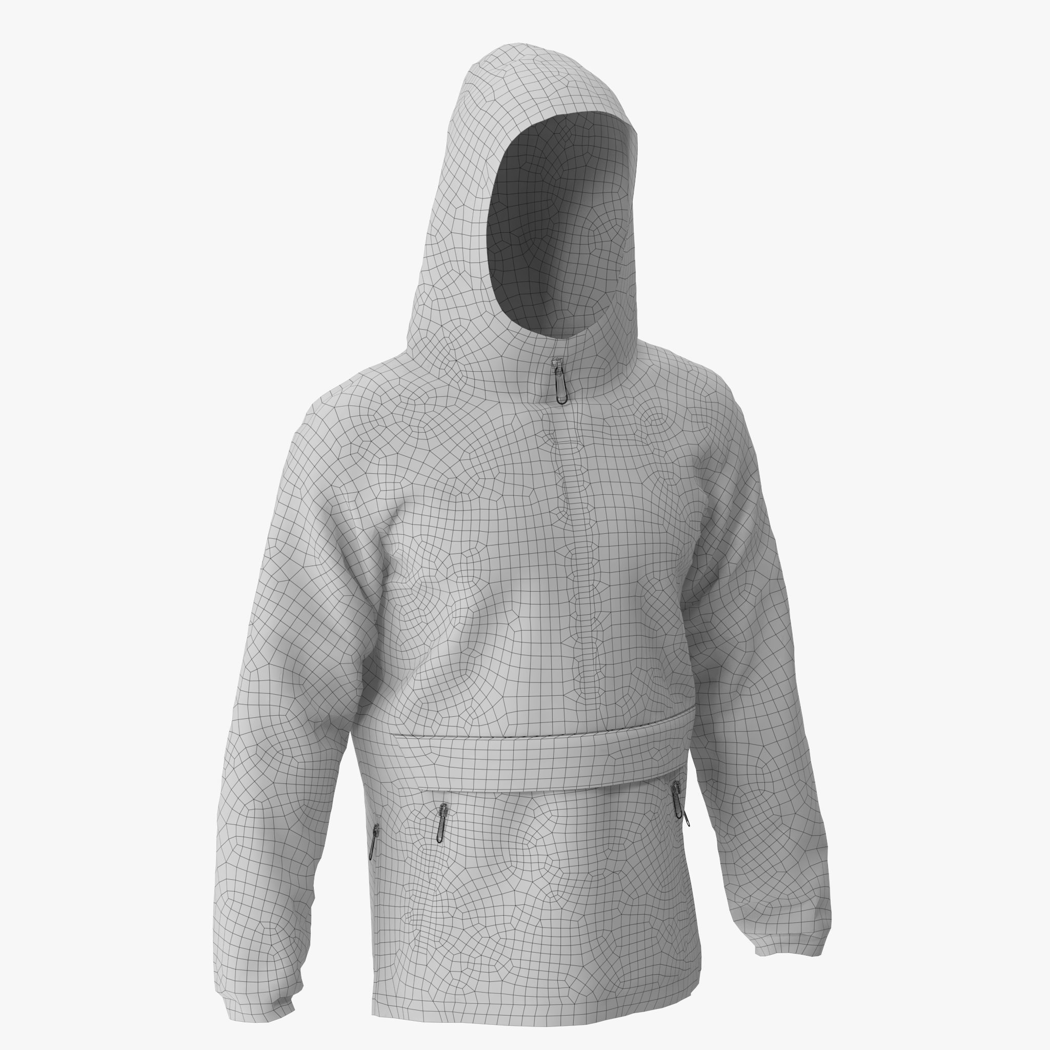 Waterproof Jacket 3D model_17