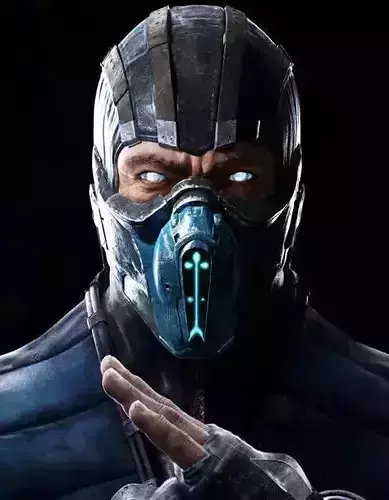 Mortal Kombat Sub Zero Face Mask Free 3D print model