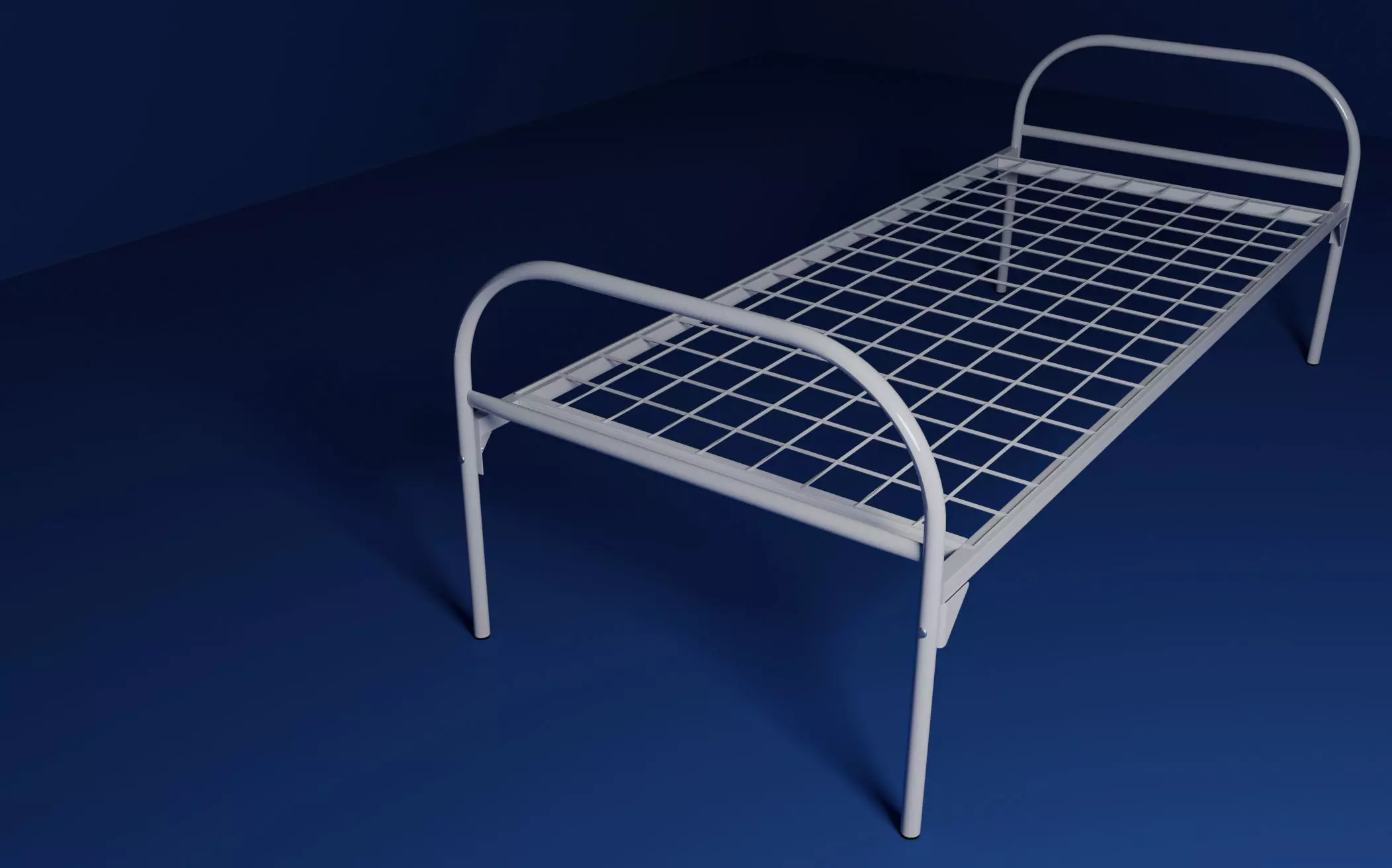 Metal Bed Frame Free 3D model