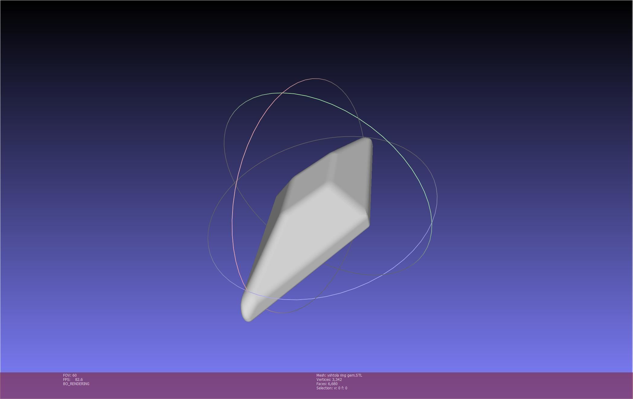 Final Fantasy XIV Yshtola Ring Printable Model 3D print model_84