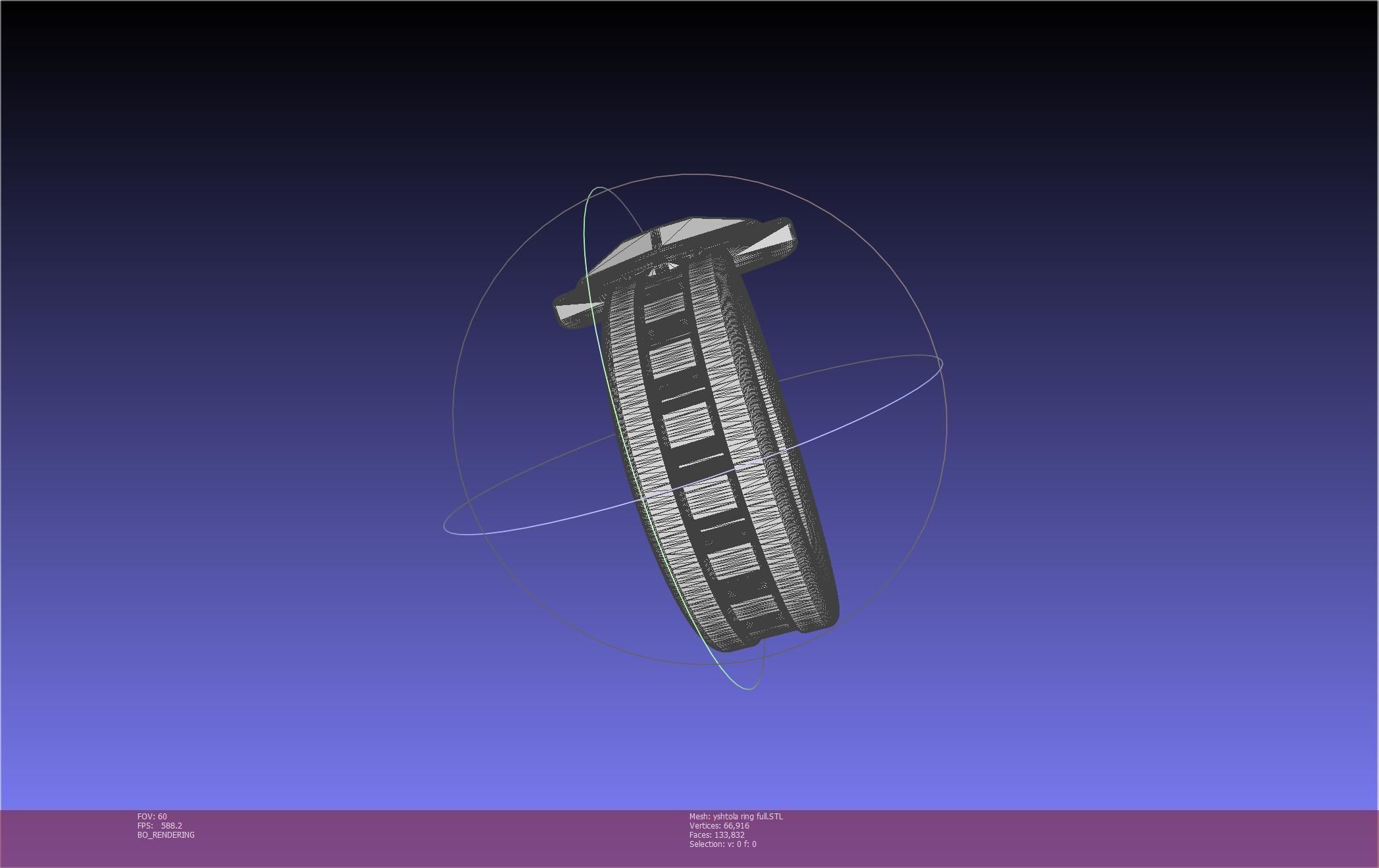 Final Fantasy XIV Yshtola Ring Printable Model 3D print model_41