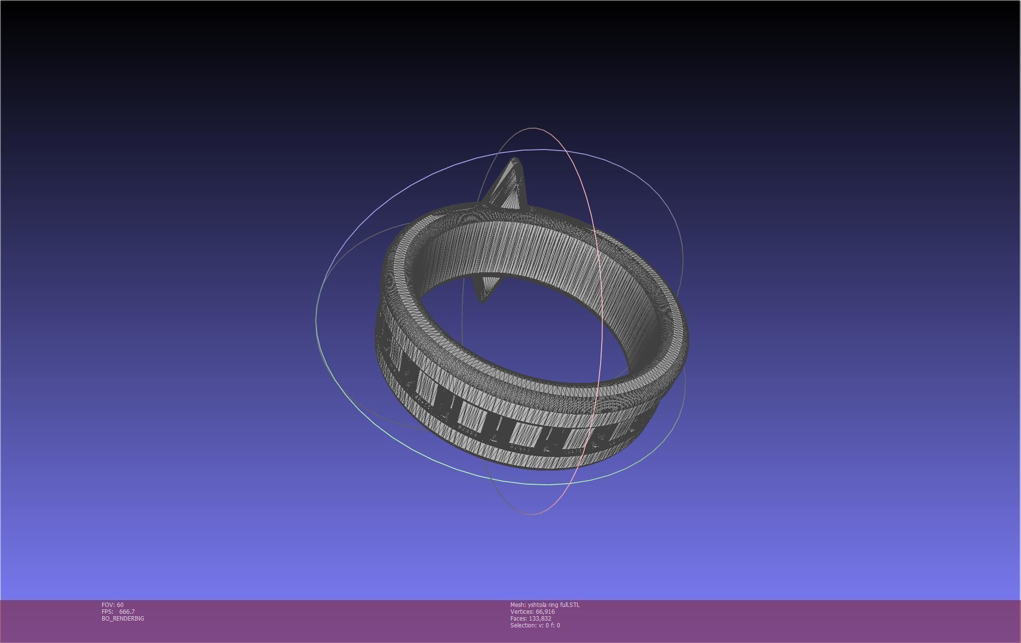 Final Fantasy XIV Yshtola Ring Printable Model 3D print model_23