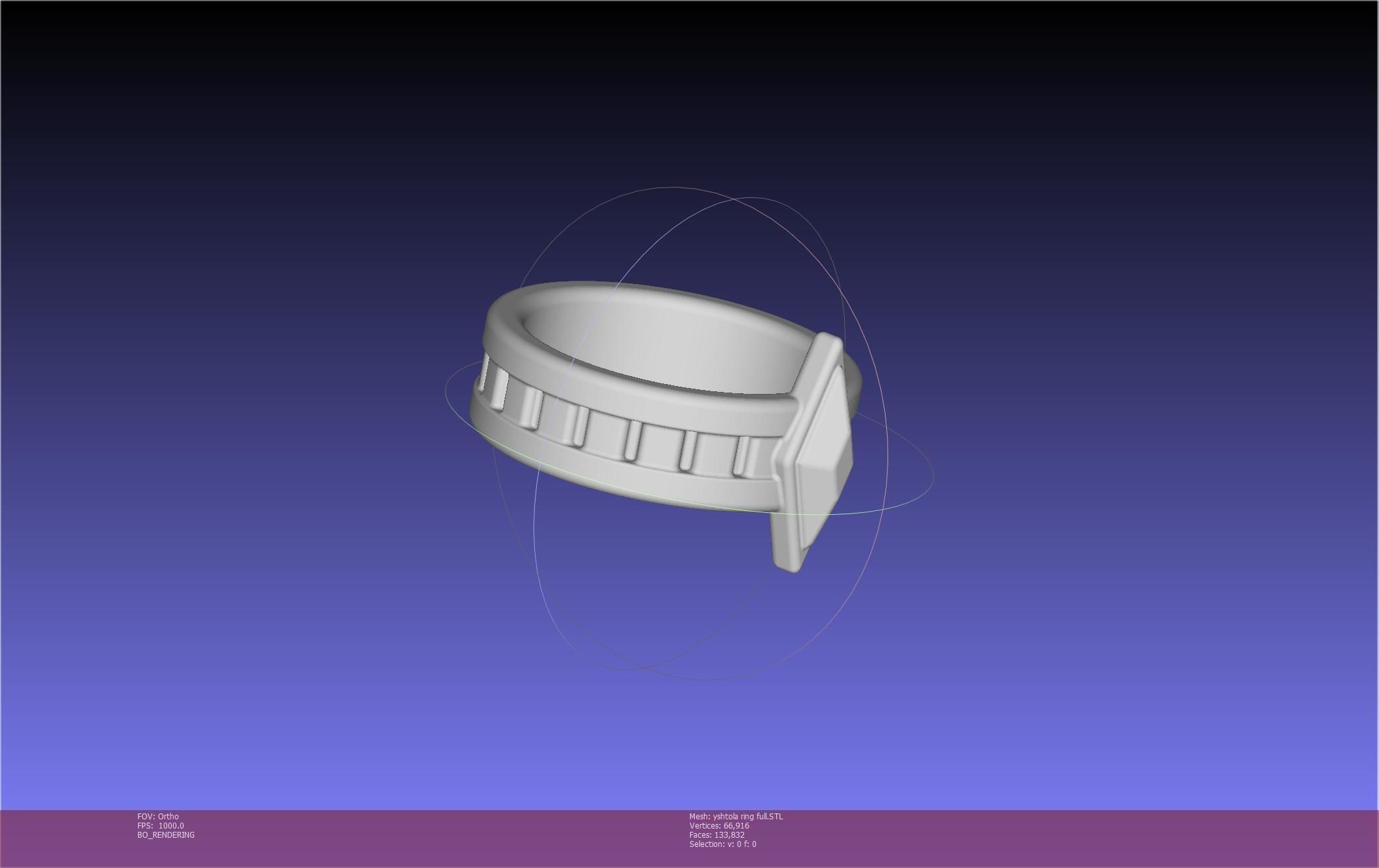 Final Fantasy XIV Yshtola Ring Printable Model 3D print model_46