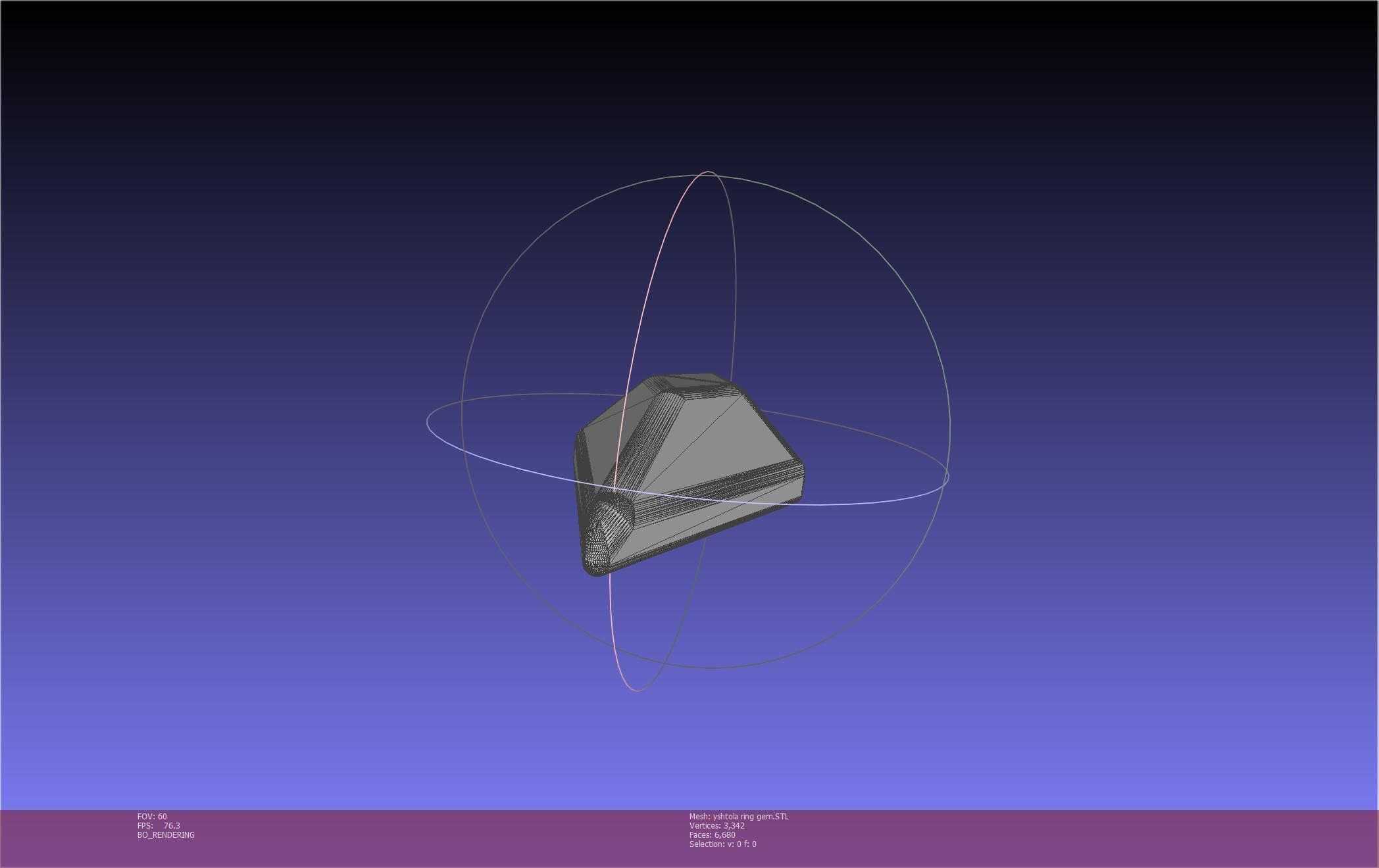 Final Fantasy XIV Yshtola Ring Printable Model 3D print model_73