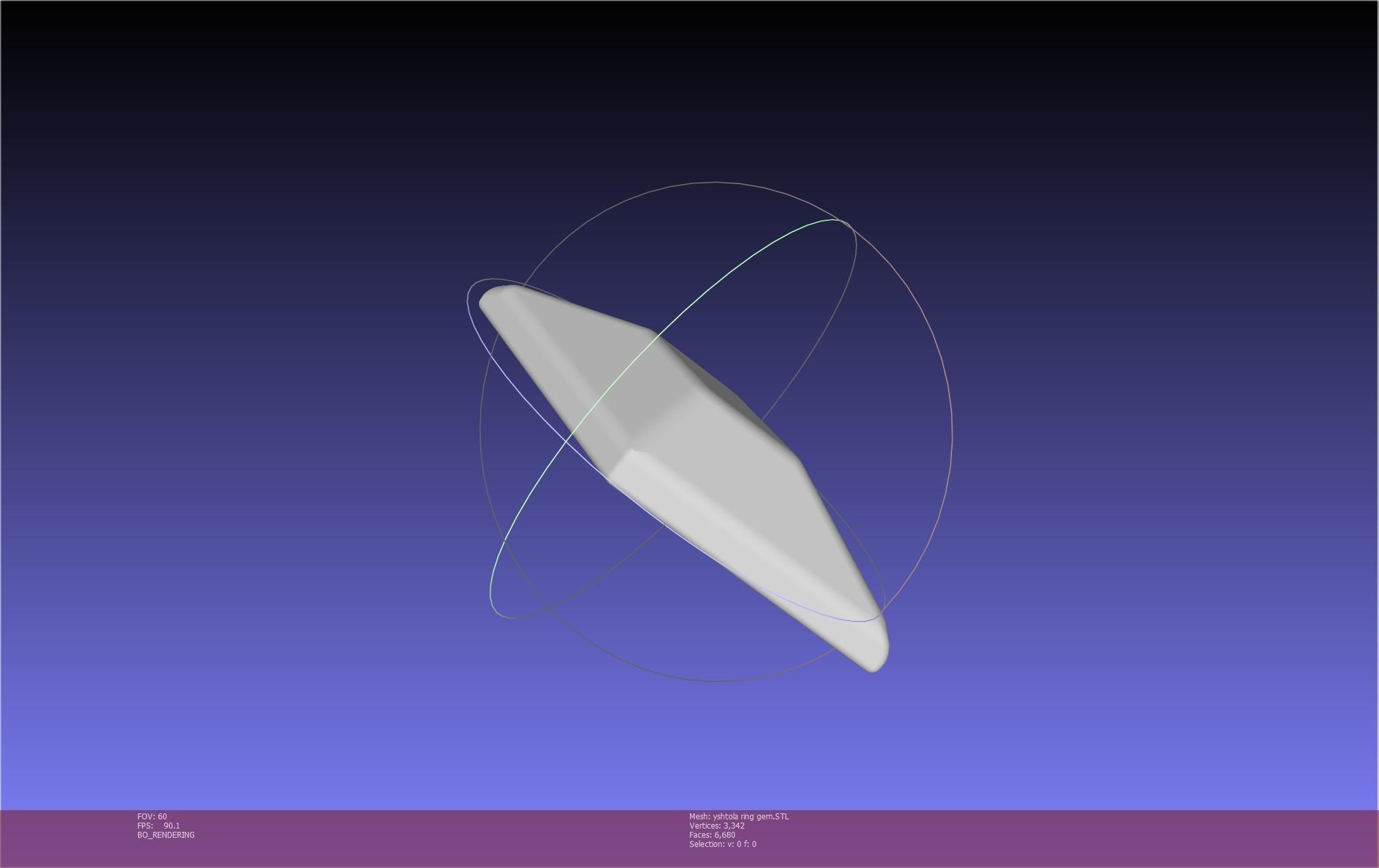 Final Fantasy XIV Yshtola Ring Printable Model 3D print model_69