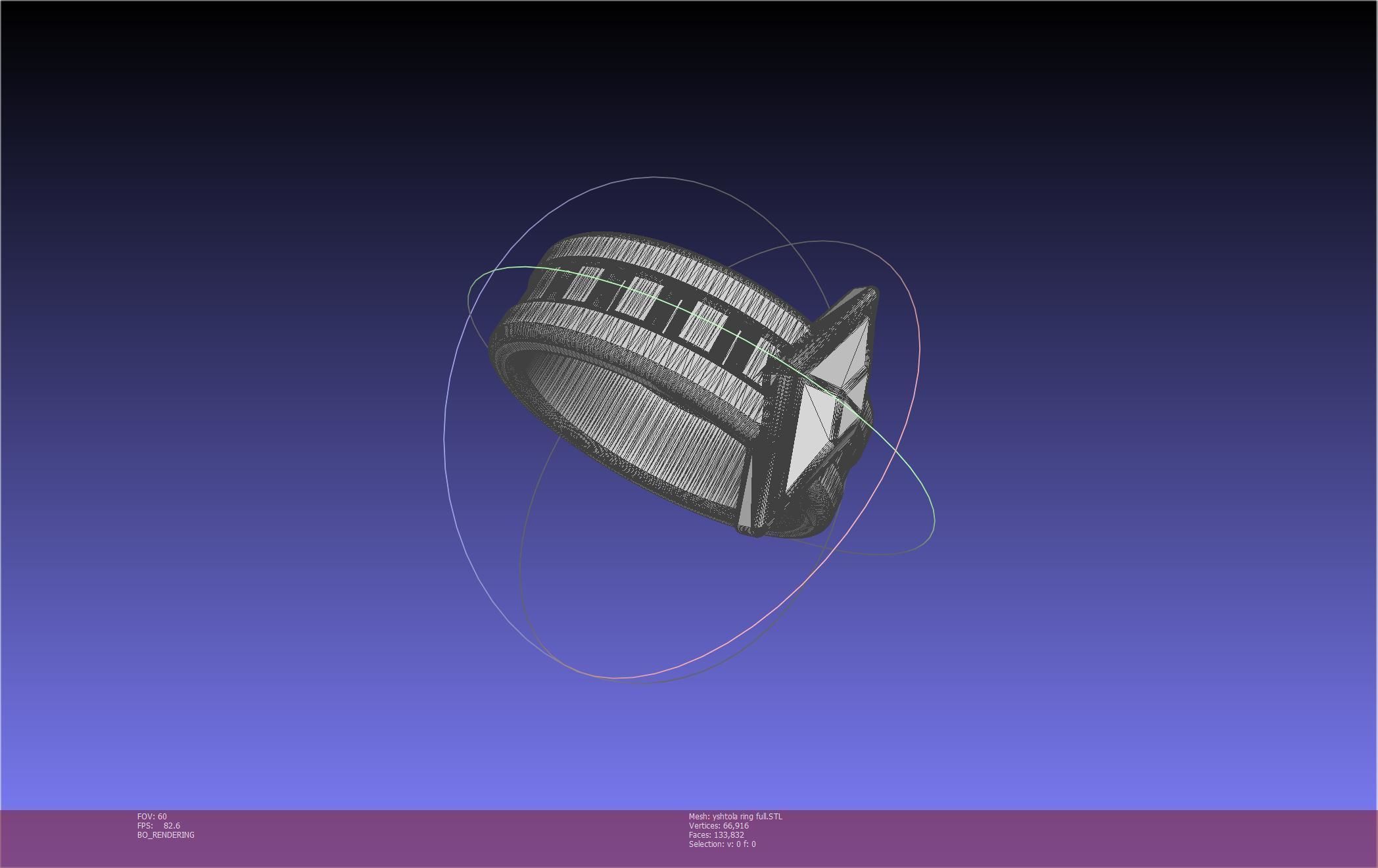 Final Fantasy XIV Yshtola Ring Printable Model 3D print model_16