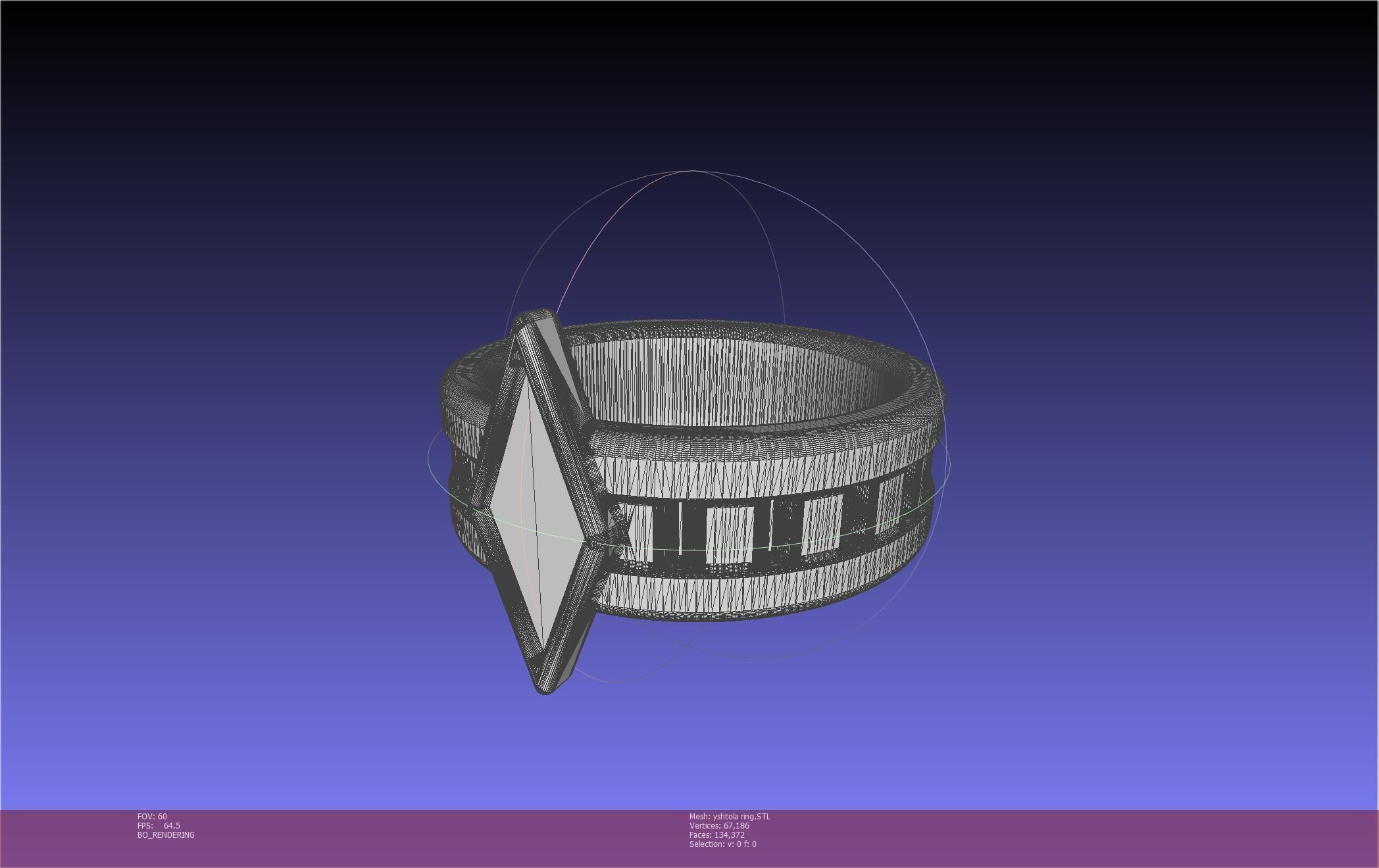 Final Fantasy XIV Yshtola Ring Printable Model 3D print model_52