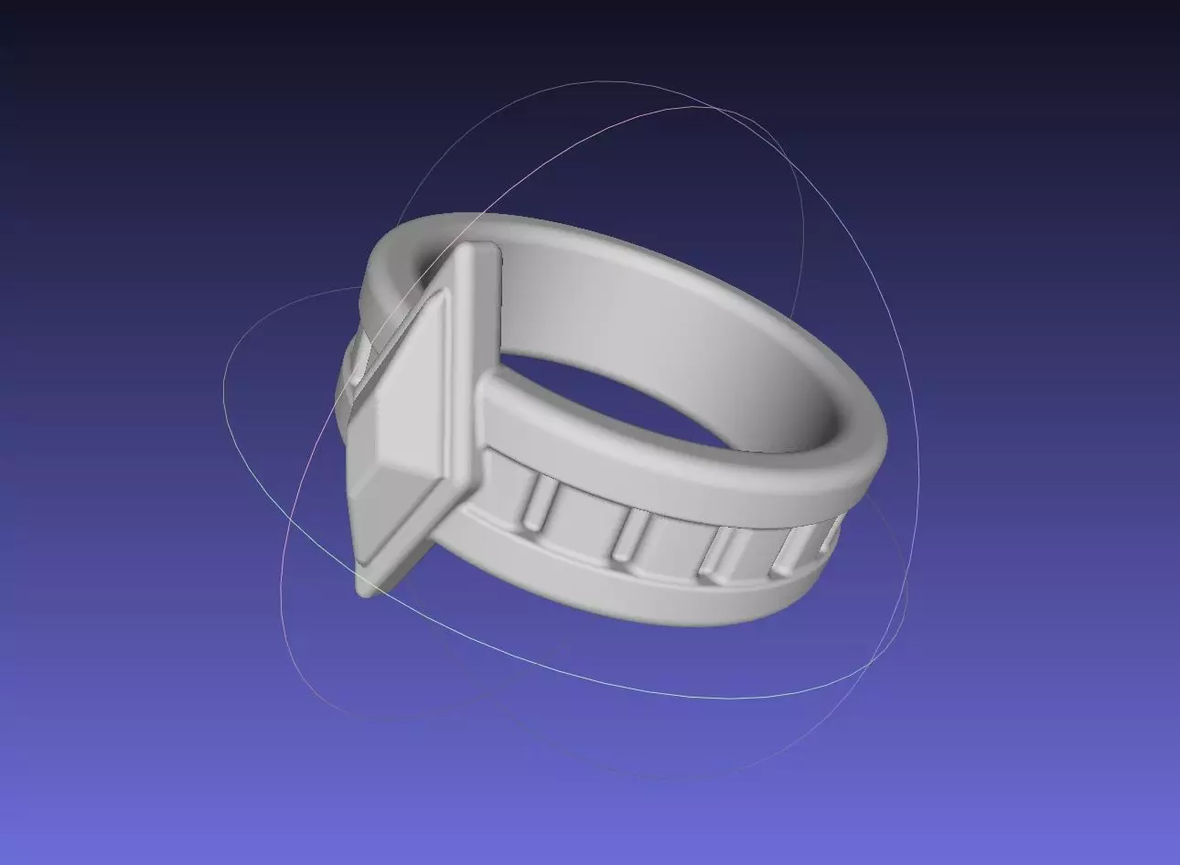 Final Fantasy XIV Yshtola Ring Printable Model 3D print model_0