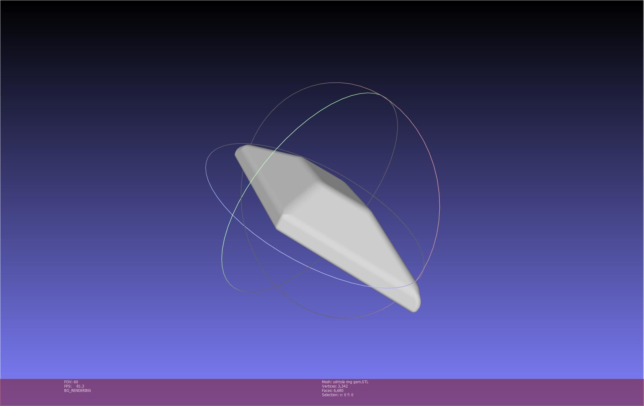 Final Fantasy XIV Yshtola Ring Printable Model 3D print model_83