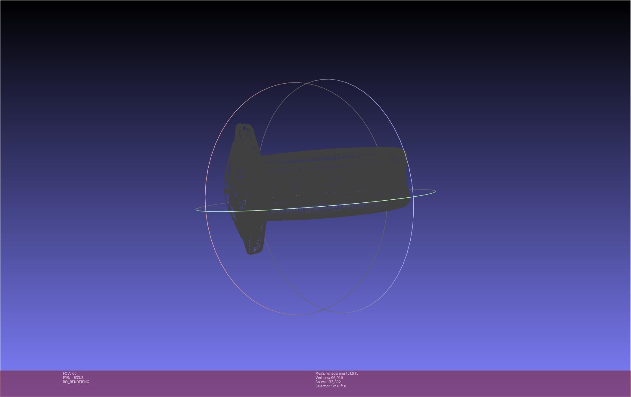 Final Fantasy XIV Yshtola Ring Printable Model 3D print model_28