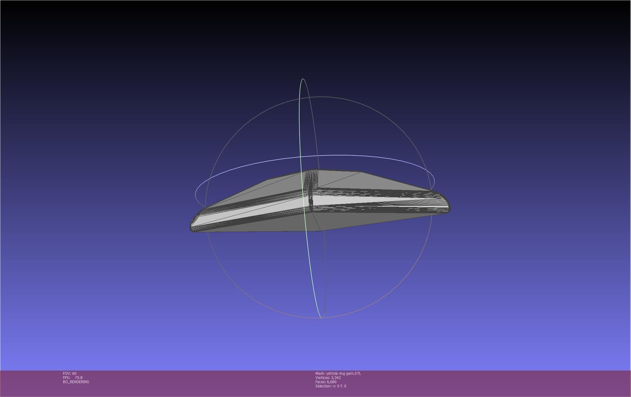 Final Fantasy XIV Yshtola Ring Printable Model 3D print model_70