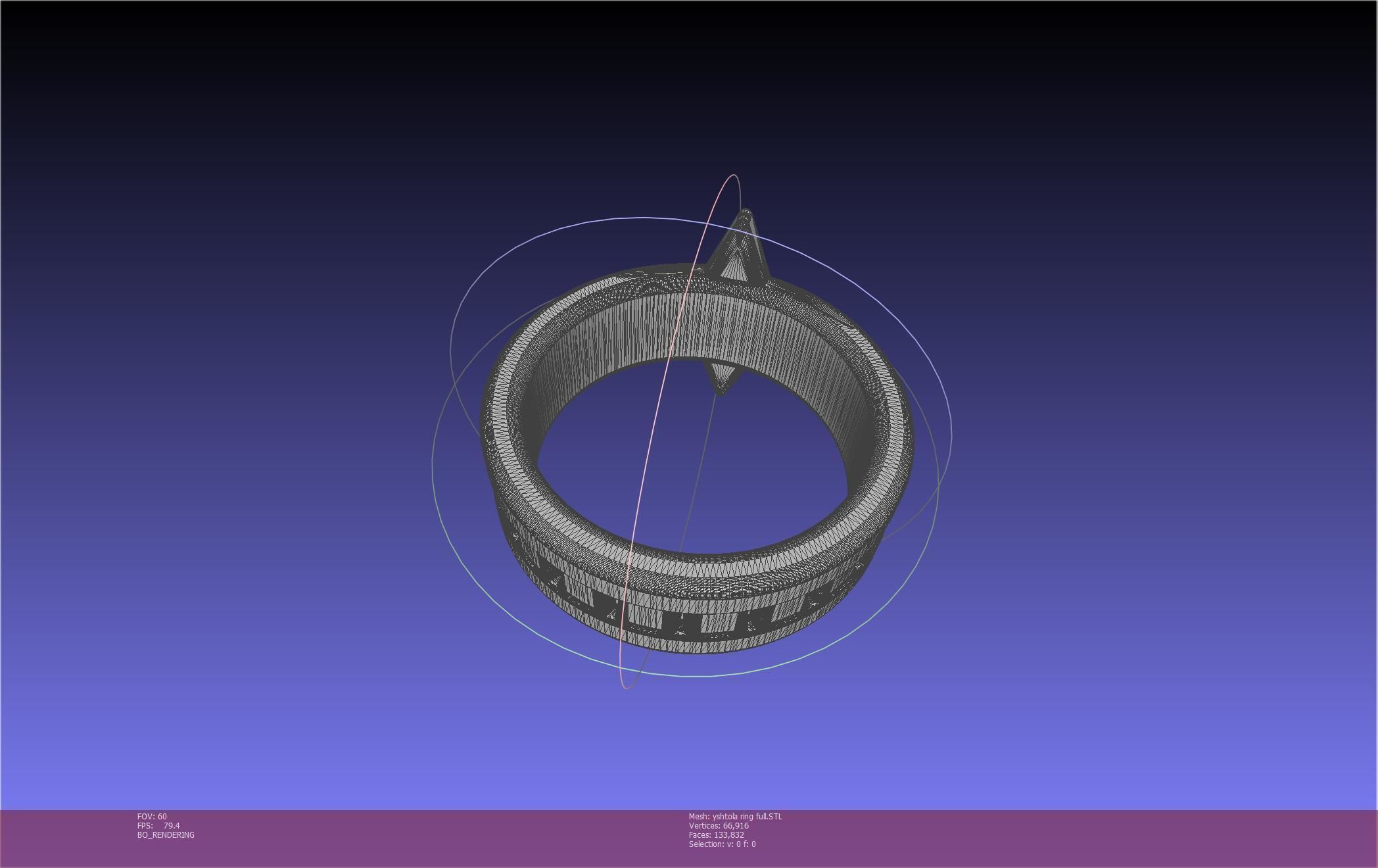 Final Fantasy XIV Yshtola Ring Printable Model 3D print model_8