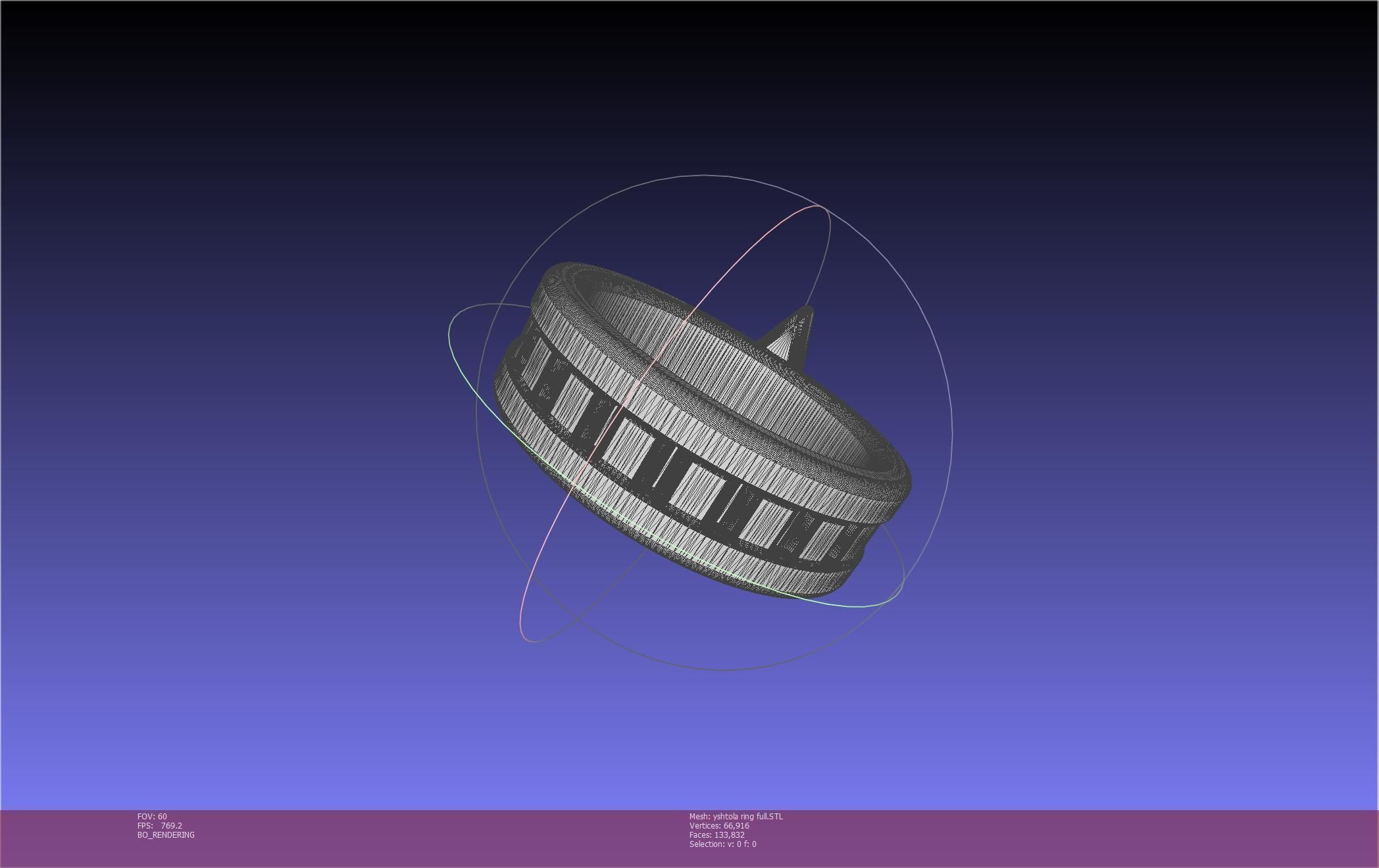 Final Fantasy XIV Yshtola Ring Printable Model 3D print model_33