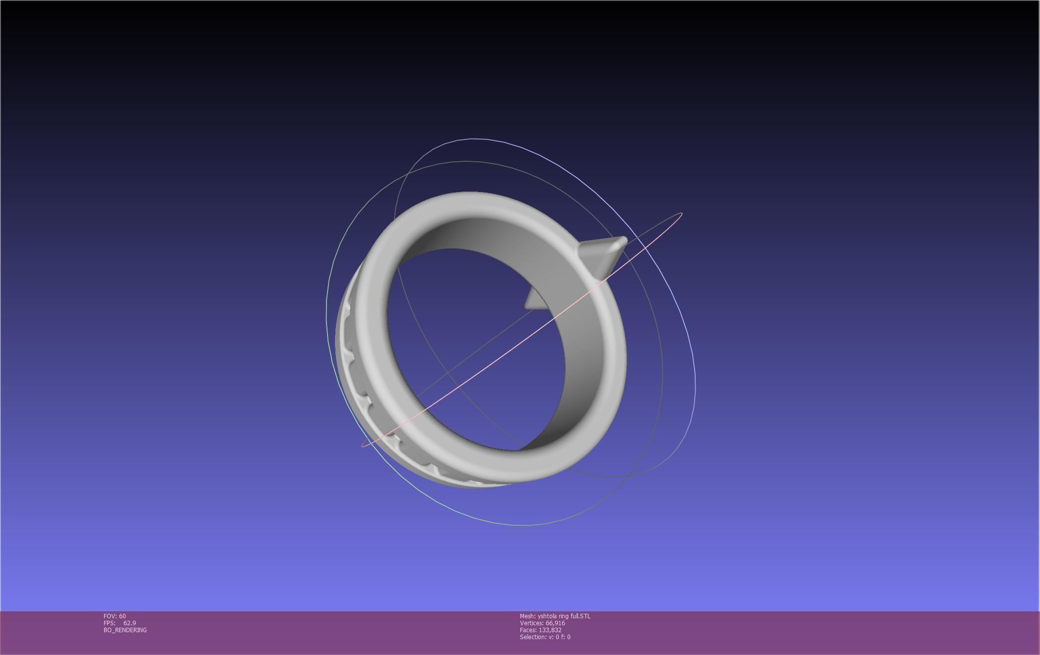 Final Fantasy XIV Yshtola Ring Printable Model 3D print model_17