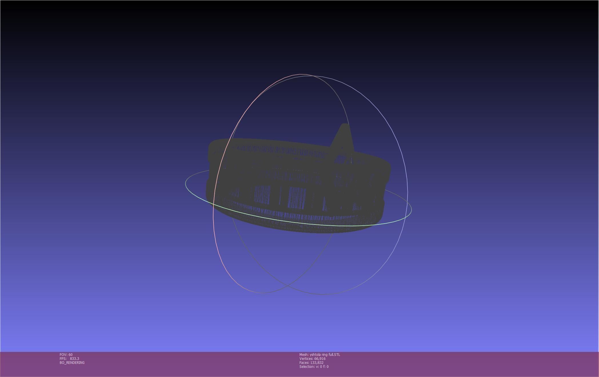 Final Fantasy XIV Yshtola Ring Printable Model 3D print model_31