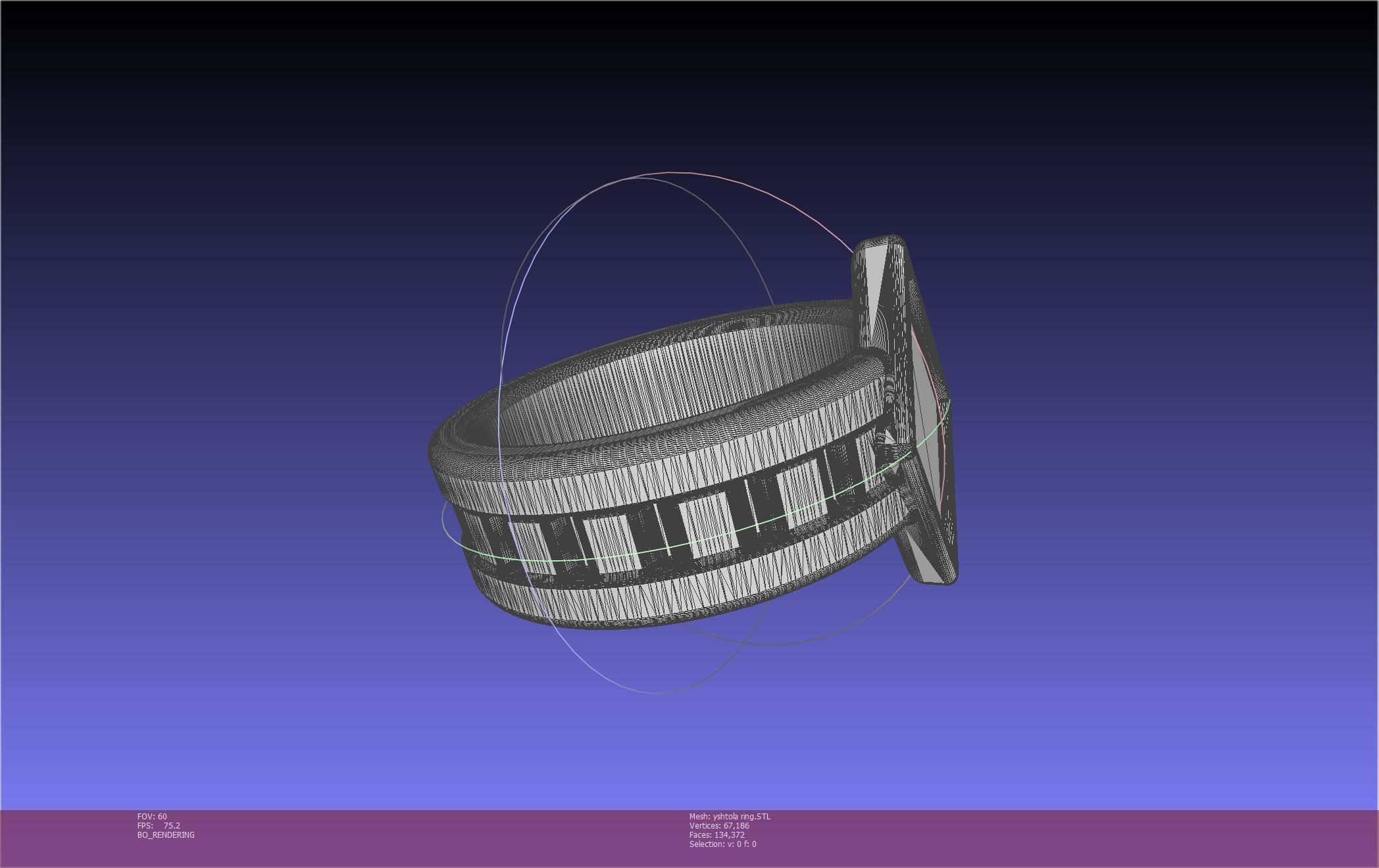Final Fantasy XIV Yshtola Ring Printable Model 3D print model_56