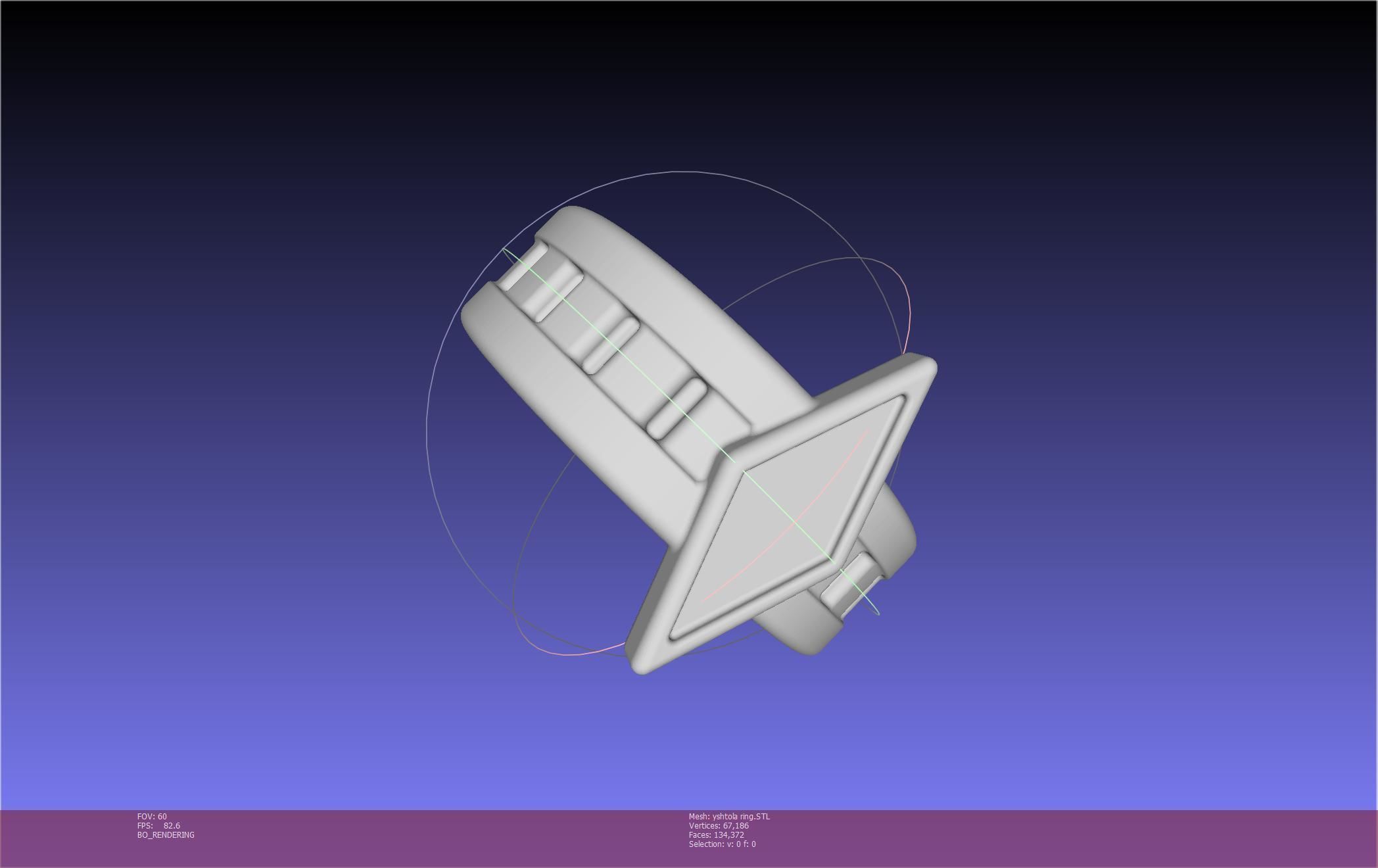 Final Fantasy XIV Yshtola Ring Printable Model 3D print model_63