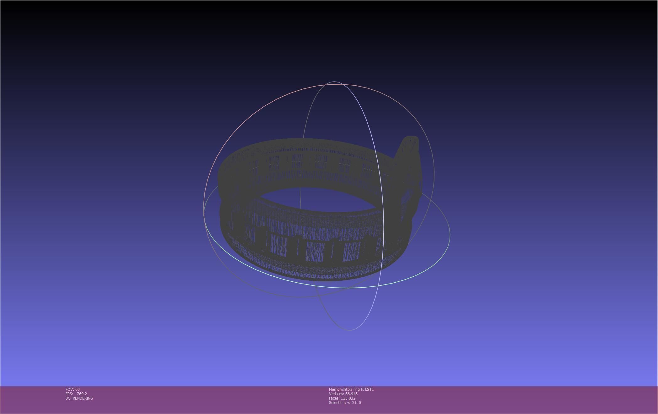 Final Fantasy XIV Yshtola Ring Printable Model 3D print model_24