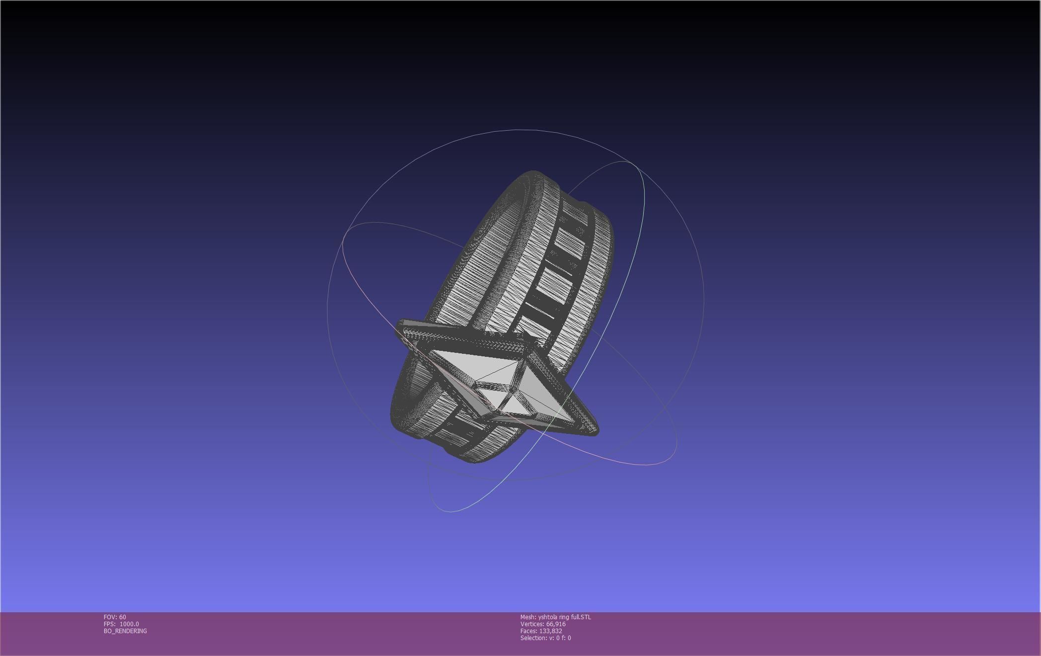 Final Fantasy XIV Yshtola Ring Printable Model 3D print model_39