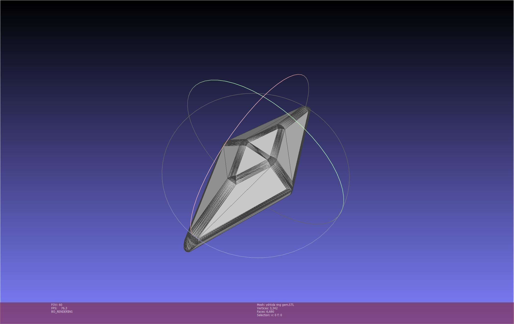 Final Fantasy XIV Yshtola Ring Printable Model 3D print model_79