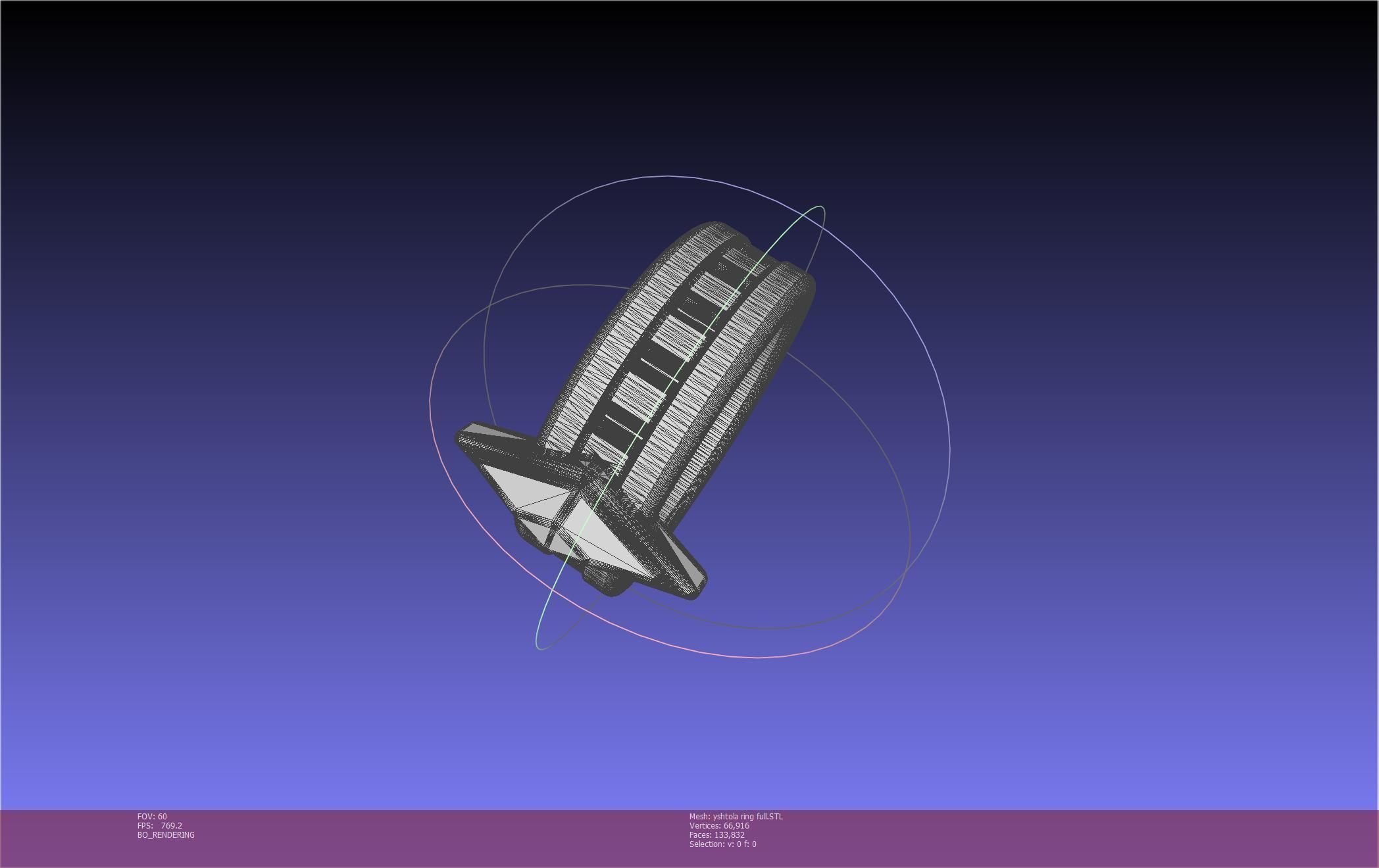 Final Fantasy XIV Yshtola Ring Printable Model 3D print model_32