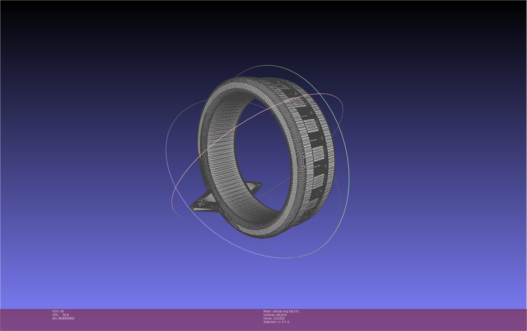 Final Fantasy XIV Yshtola Ring Printable Model 3D print model_37