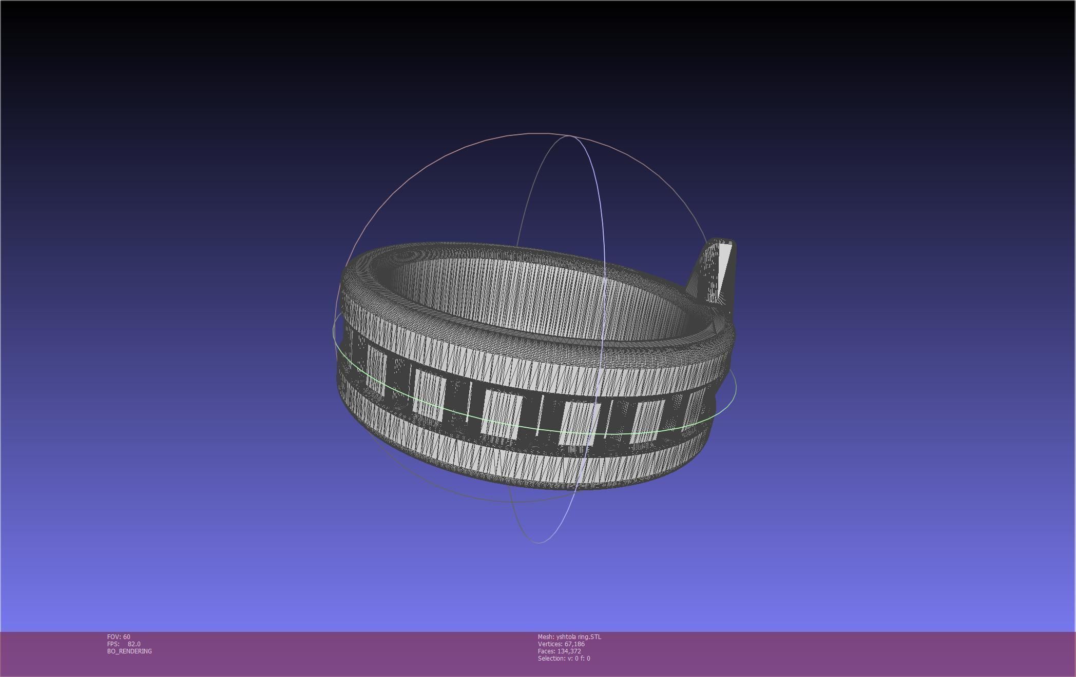 Final Fantasy XIV Yshtola Ring Printable Model 3D print model_42