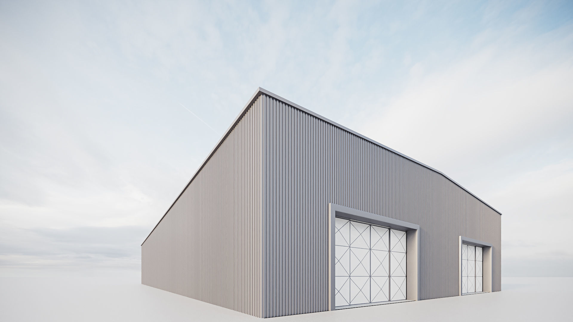 Warehouse Interior - Exterior 3D model_12