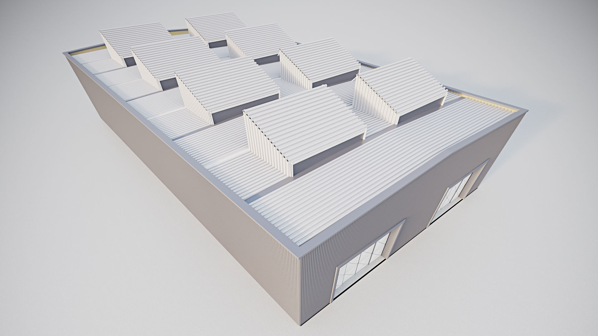 Warehouse Interior - Exterior 3D model_13