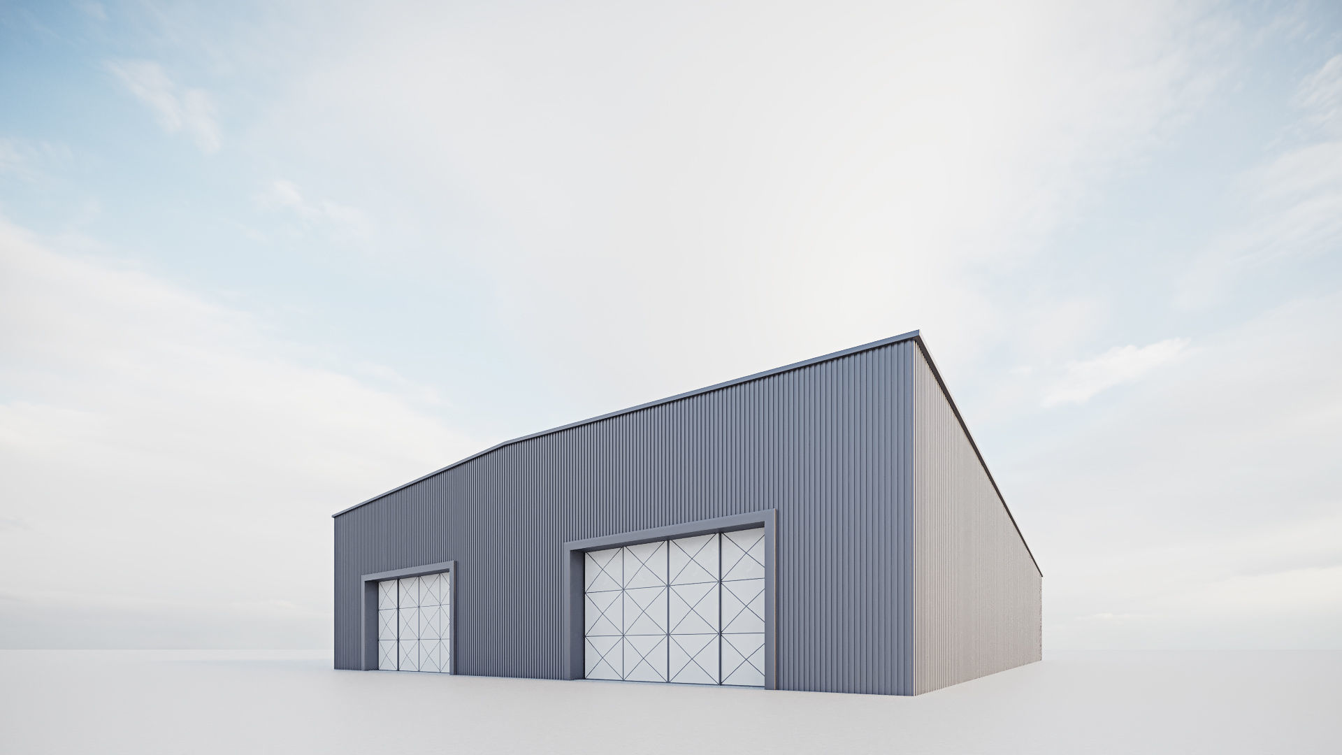 Warehouse Interior - Exterior 3D model_11
