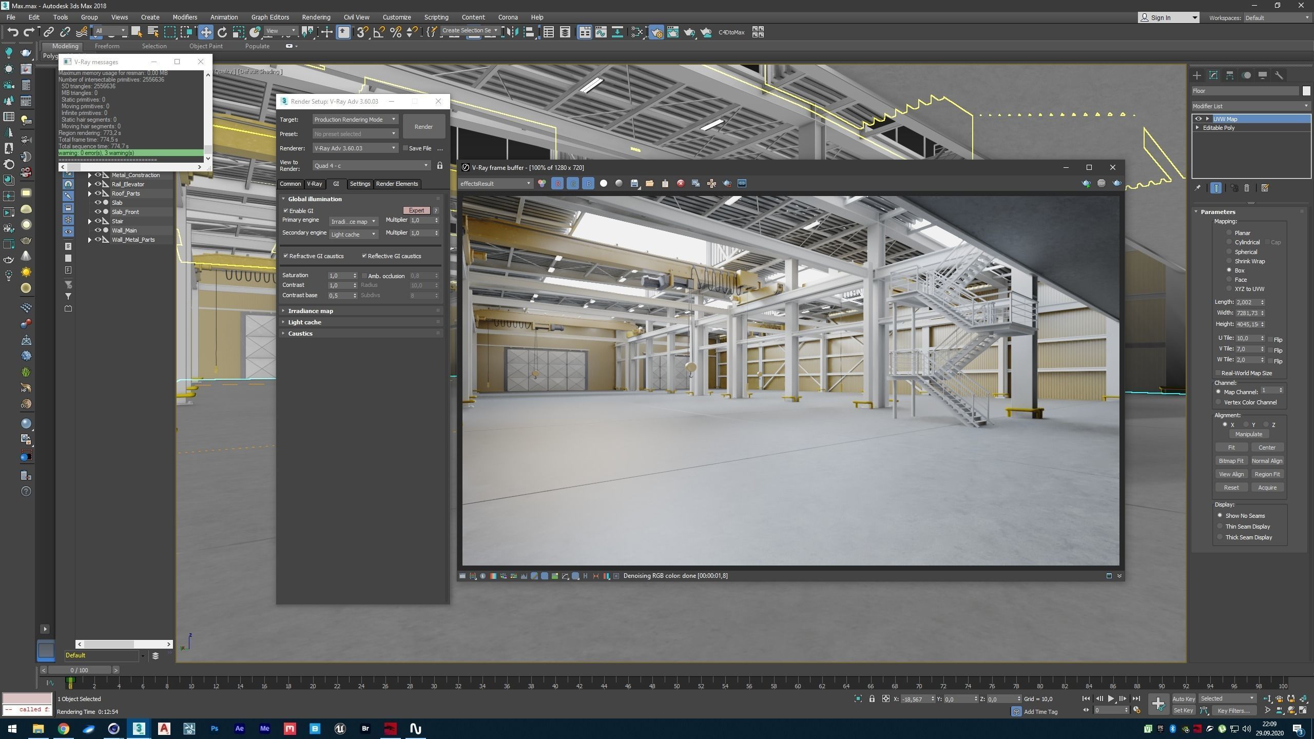Warehouse Interior - Exterior 3D model_17