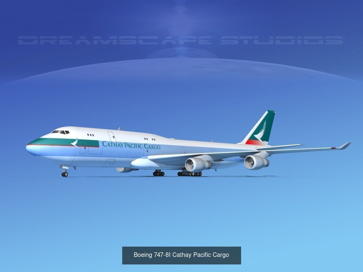 26 Boeing 747-8I Airliners and Freighters 3D Model Collection_17