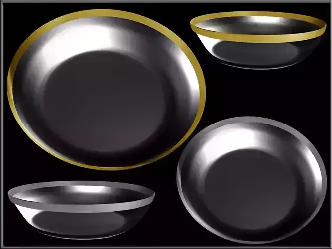 Metal Line Bowl 