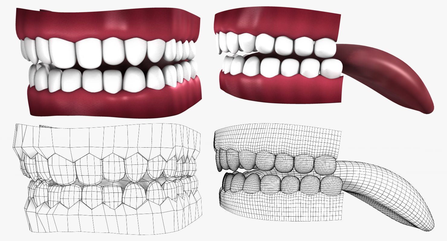 Sci-fi girl Rigged Low-poly 3D model_23