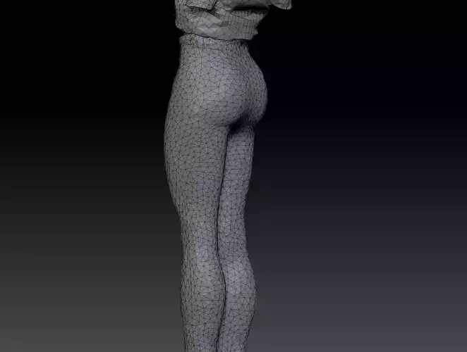 Low-poly clothes Free 3D model