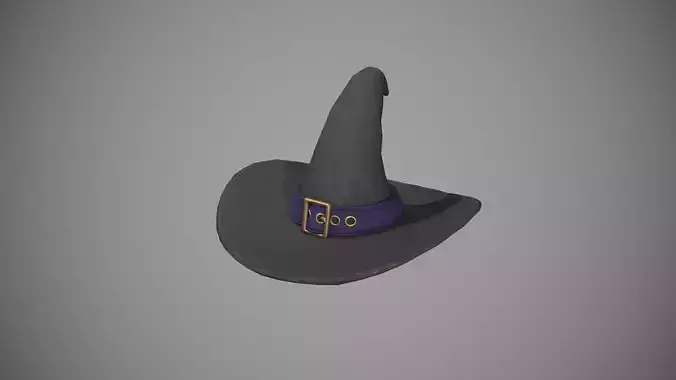 Witch Hat - Purple Strap