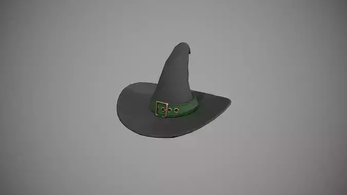 Witch Hat - Green Strap